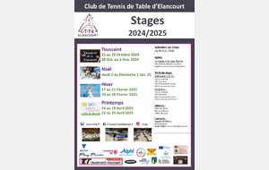 Stage ALLIANCE Toussaint 2024