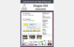 Stage CTTE Eté 2025 (1ère Semaine)